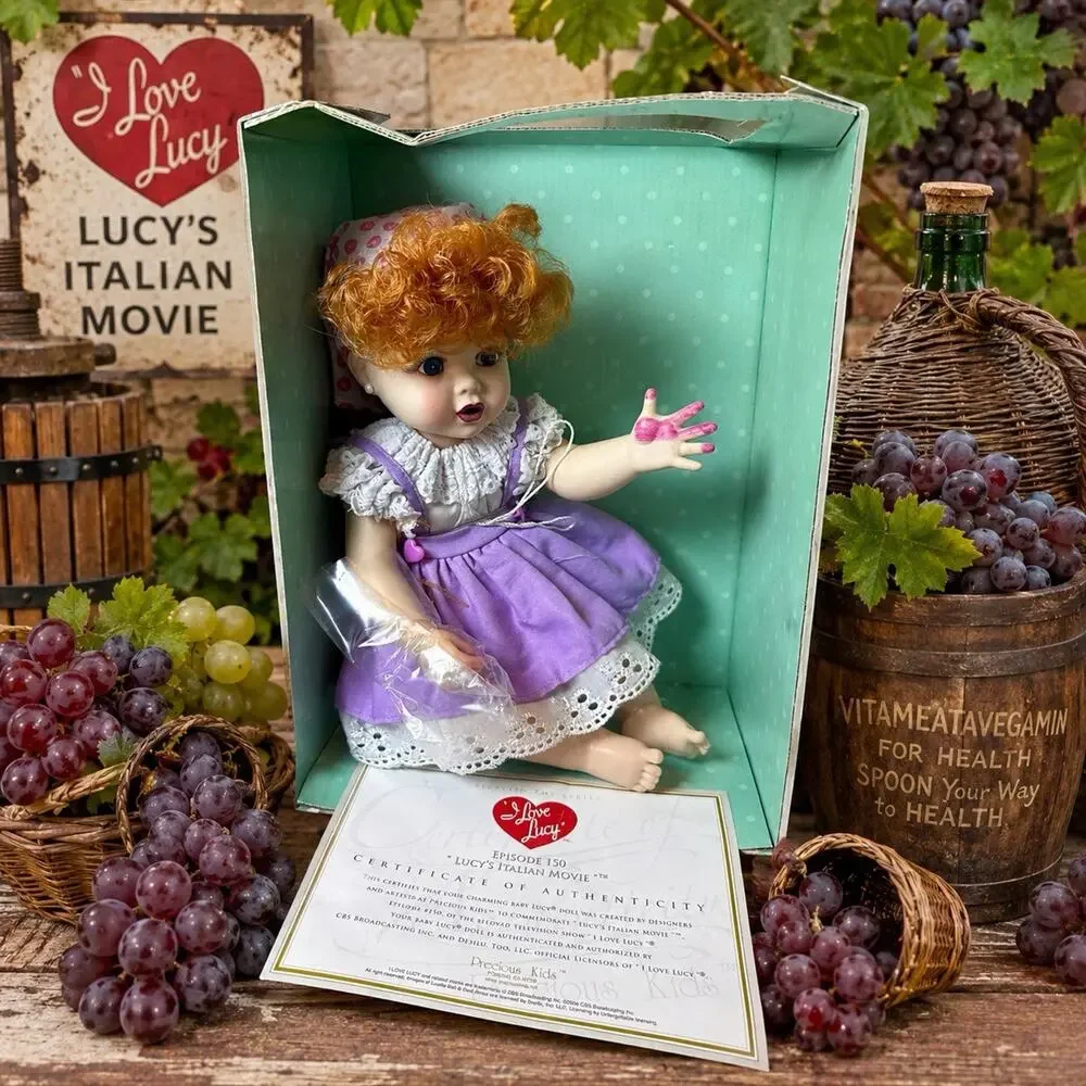 I Love Lucy Baby Lucy Doll Italian Movie Episode 150 Precious Kids COA NRFB